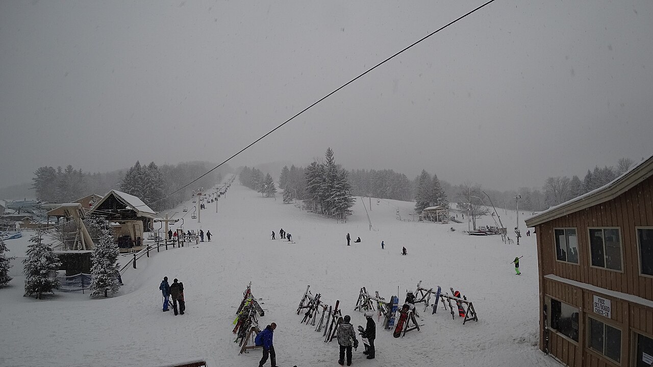 Bousquet Mountain — MA ski resort in winter