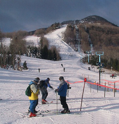 Hunter Mountain — NY ski resort in winter