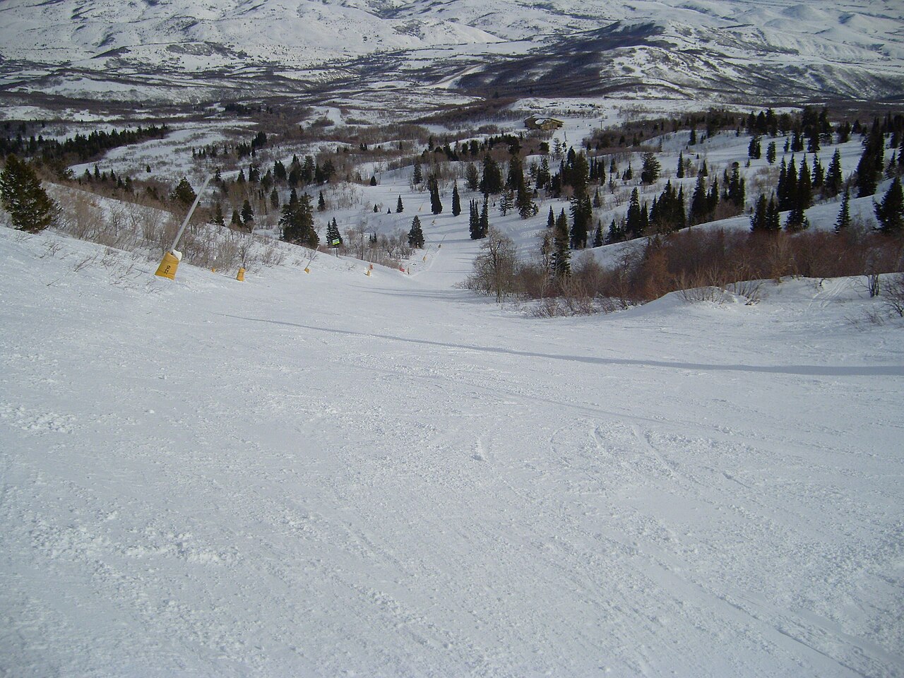 Snowbasin — UT ski resort in winter