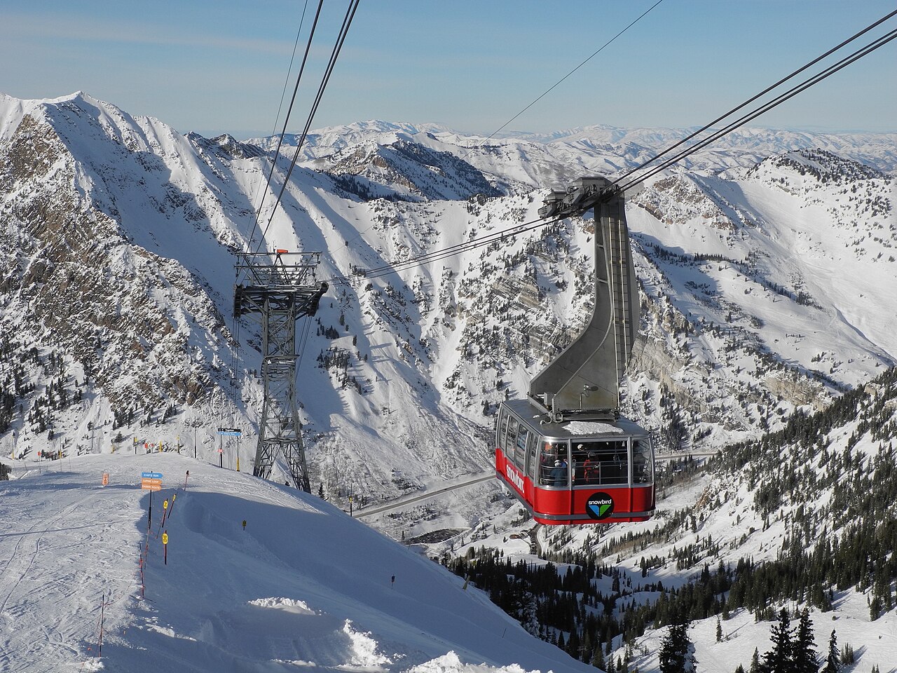 Snowbird — UT ski resort in winter