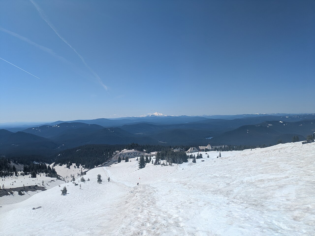 Timberline Lodge Ski Area — OR ski resort in winter